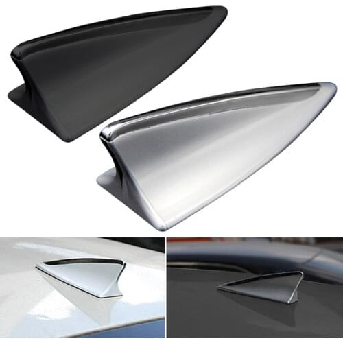 Car Universal Dummy Shark Fin Roof Decorative Antenna Aerial Silver/Black/White Fit for BMW VW Buick Skoda Hyundai Ford