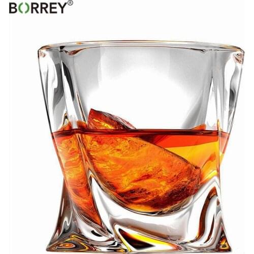 BORREY 300ML Vodka Shot Glasses Wedding Glasses Water Glass Crystal Beer Cup Tea Cup Whiskey Bar Pary Drinkware