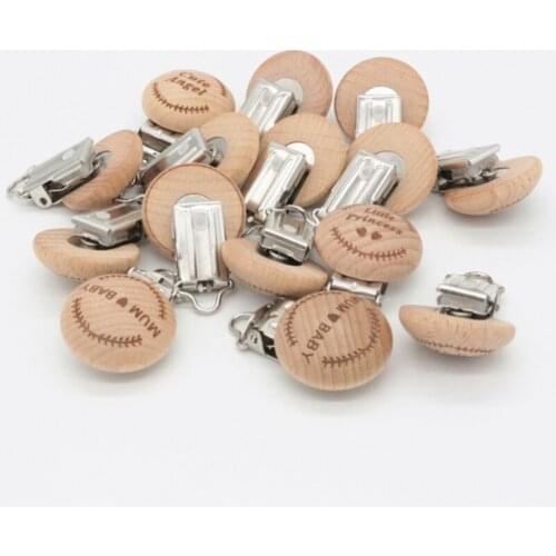 Nipple Chain Accessories BPA Free Cute Modelling Beech Pacifier Clip Baby Pacifier Clips Holders DIY Pacifier Chain Accessories