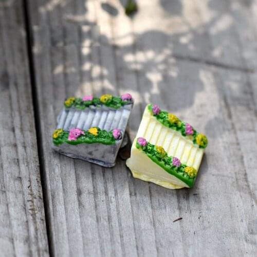 Flower Stair Ladder Miniature Fairy Garden Home Houses Decoration Mini Craft Micro Landscaping Decor DIY Accessories
