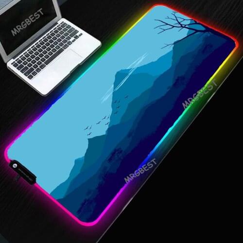 HD Wallpaper Printed Mouse Pad Computer Accessories Natural Rubber Base Ordinary and RGB Colorful Table Mats Simple and Softy