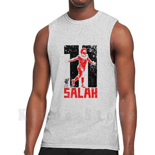 Good Mp Salah Tank Tops Vest 100% Cotton Ynwa Soccer Football Mo Salah