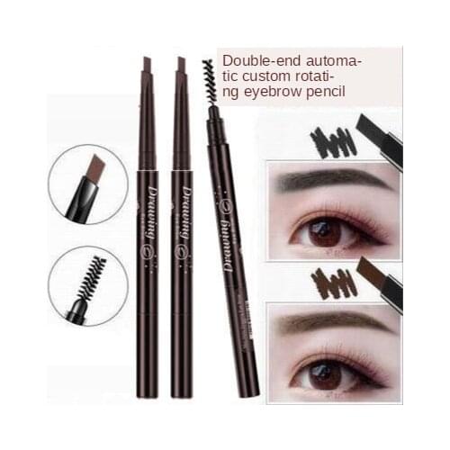 MB Double 5 Colors Head Rotating Super Fine Eyebrow Pencil Natural Long Lasting Waterproof Makeup Cosmetics Durable Portable