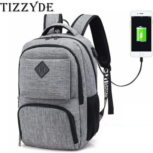 2019 New Fashon Casual Business Smart 15 inch Computer Bag With USB Charging Interface Large Capacity Travel Bag Unisex ZL01-C