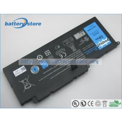 New Genuine laptop batteries for 14,15,17,F7HVR,062VNH,62VNH,15PD-2748R,89JW7,15HD-1828T,14.8V,4 cell