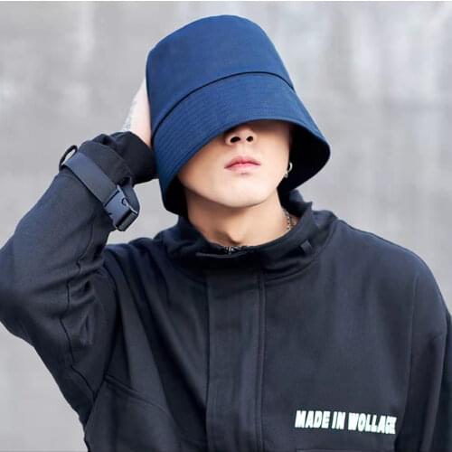 Plus Size Deep Panama 2021 Autumn Winter Mens Bob Hip Hop Bucket Hat Male Outdoor Fisherman Hat Solid Face Cap Sun Hat Gorras L
