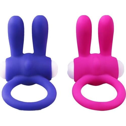 Lovely Rabbit Ring , Silicone Vibrating Cock Ring, Penis Rings, Cockring, Sex Toys for Men, Sex Products, Adult Toy for Couple