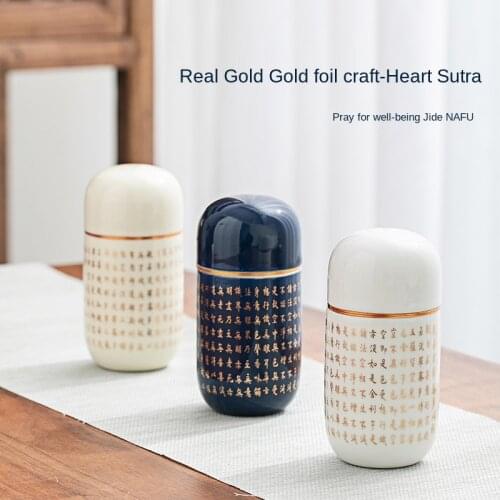 Pet Urn Lovely Delicate Moisture-proof Teeth Beard Memorial Collection Cat Dog Urn With Scriptures Container For Pet Ashes ZA31