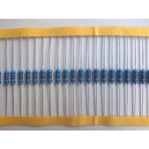 100pcs 12 ohm 1/4W 12R Metal Film Resistor 12ohm 0.25W 1% ROHS