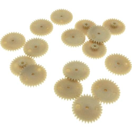 16pcs plastic gear for cassette deck audio player CD/VCD/DVD/LD tape recorder
