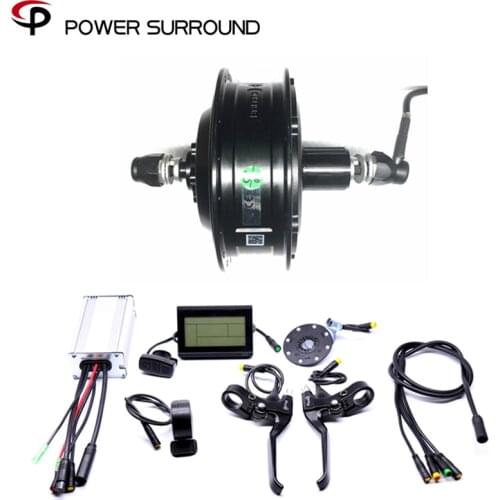 2020 Rushed Waterproof 48v500w Bafang Rear Cassette Electric Bike Conversion Kit Brushless Motor Wheel with EBike system