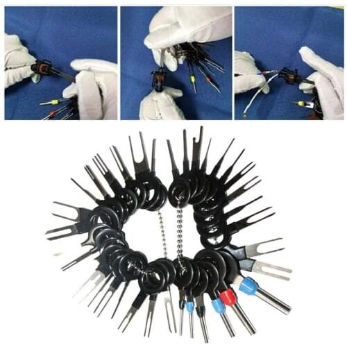 36 Pcs/set Auto Electrical Wiring Terminal Puller Tool Car Terminals Removal Tool Electrical Wiring Crimp Connector Pin Kit