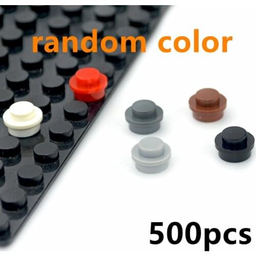 500pcs 1x1Dots DIY Building Blocks Thin Figures Bricks Lamp Educational Creative Size Compatible all brand 4073 Toy for Children