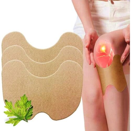 6PCs Knee joint Pain Plaster Chinese Wormwood Extract Sticker for Joint Ache Arthritis Rheumatoid Pain Relief Patch