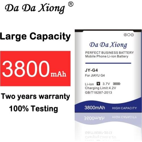Da Da Xiong 3800mAh JY-G4 JYG4 Phone Battery for jiayu G4 G4c G4T G4S battery for jiayu G5 G5S battery