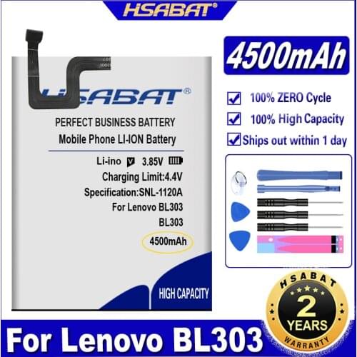 HSABAT BL303 4500mAh Battery for Lenovo BL303 Batteries