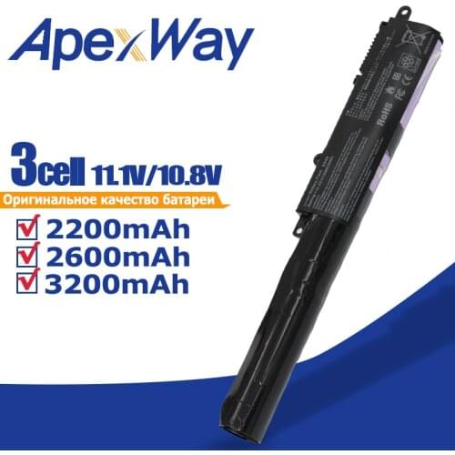 ApexWay 3 cells Laptop Battery for Asus A31N1519 R540L r540lj X540SC X540YA X540LA-1A X540L X540LA X540LJ X540S X540SA X540LA-1C