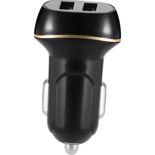 2.1A 12V-24V Dual USB Car Charger Socket Cigarette Lighter Power Adapter for iPhone X/8/7/6s/6 Plus Series, iPad, MP3