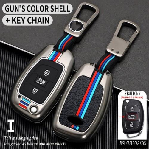 Car Key Case For Hyundai Elantra Verna Solaris 2005 2006 2007 2008 2009 2010 2012 2011 2013 2014 2015 2016 Cover