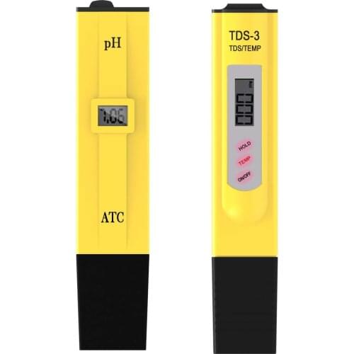 Digital LCD PH Meter TDS Meter Digital Water Tester for Drinking Water, Aquariums, Swimming Pools