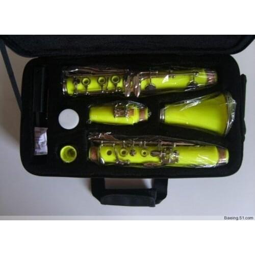 Color clarinet Bb great material technic tone yellow MORE COLORS