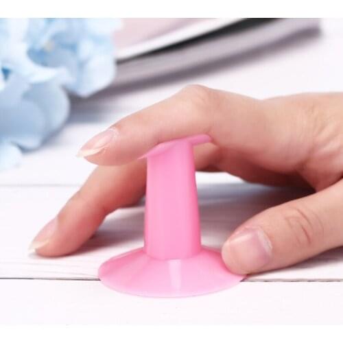 Pink Nail Art Finger Support Stand Rest Holder For Gel Polish 3D Flower Painting Drawing Coating Salon Accessories