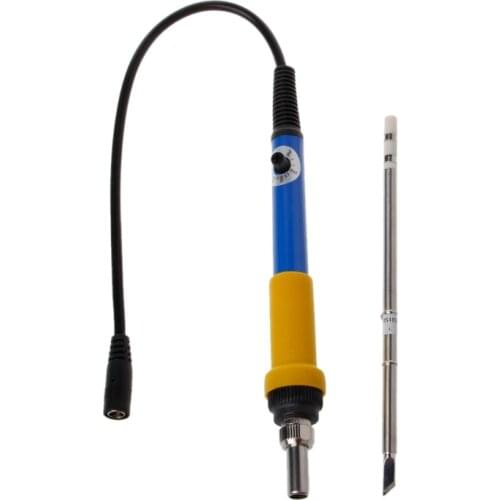 T12 DC 12-24V 75W Mini Electric Soldering Iron Adjustable Temperature+Tip