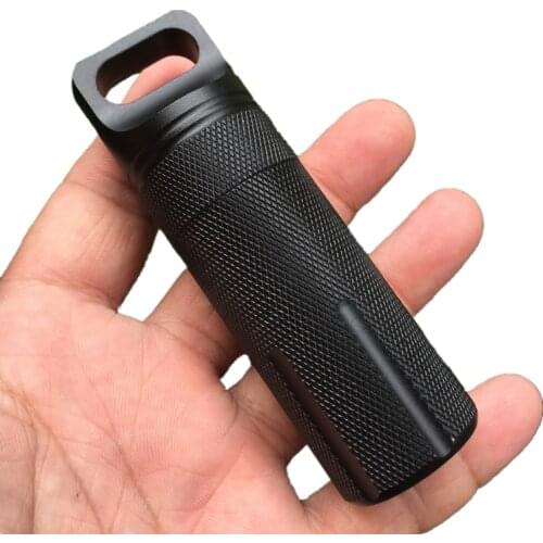 Capsule Survival Seal Trunk Waterproof Hike Box Container Outdoor Dry Bottle Holder Storage Camp Medicine Match Pill Case Tools