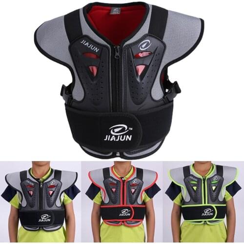 JIAJUN Childrens Armor Cross-country Motorcycle Armor Ski Back Protection Riding Clothes Sports Protective Gear Equestrian Vest