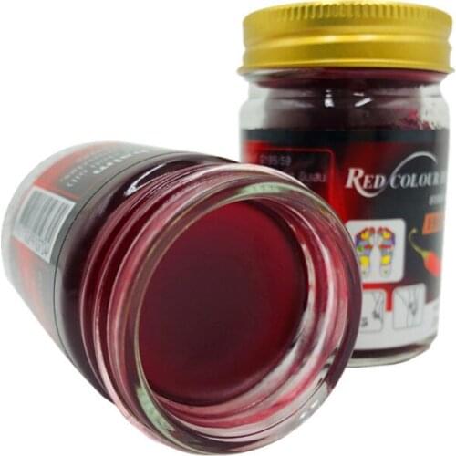 CN Herb 50g Thailand Green Herb Anti-Bug Balm Heat Pepper Slim Cream Soreness Massage Cream Muscle Joint Relax the Sinews