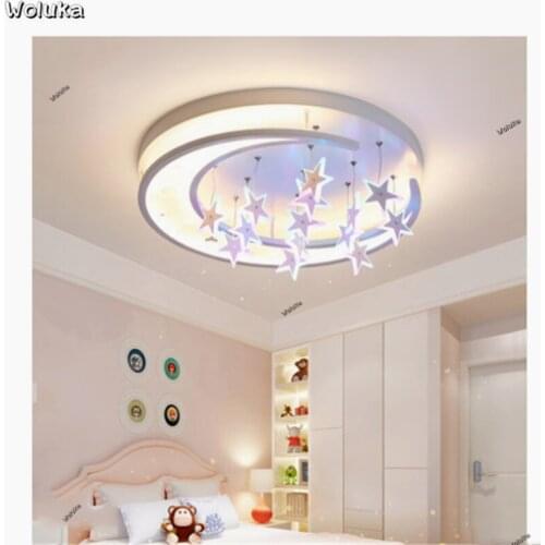 Bedroom lamp children room lamp star moon room master bedroom lamp simple modern romantic living room LED CD50 W06