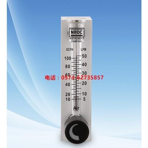 LZT-08A10M-V panel type valve flow meter 5-50L/min (gas) 5-50LPM