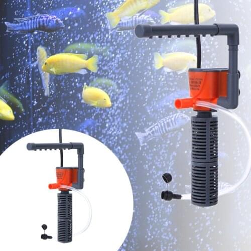 Mini 3 in 1 Multi-function Aquarium Purifier Water Quality Fish Tank Filter Cotton Core Air Pump for Aquatic Pets Products
