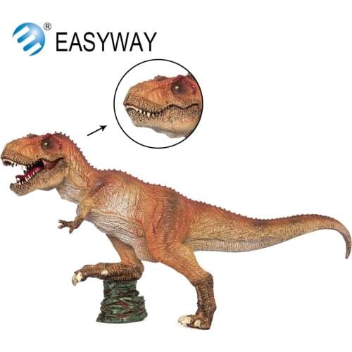 Mr.Froger Tyrannosaurus KING T-REX Toy Plastic Dinosaur Classic Toys for Children Animal Models Solid Model Jurassic Zoo DIY Kid