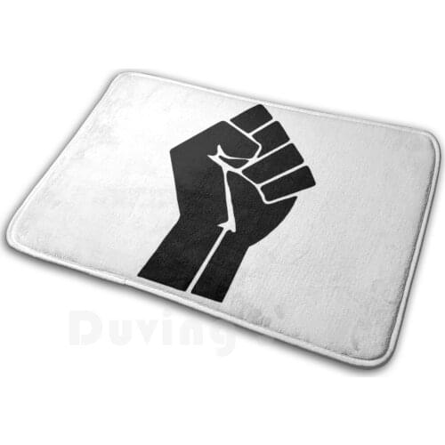 Black Lives Matter Fist Soft Non-Slip Mat Rug Carpet Cushion All Lives Matter When Black Lives Matter Only Blm Floyd