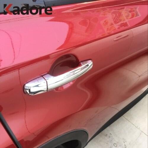For Suzuki Sx4 Cross Sx4 Crossover 2014-2016 2017 2018 ABS Chrome Side Door Handle Cover Trims Car Accessories Sticker