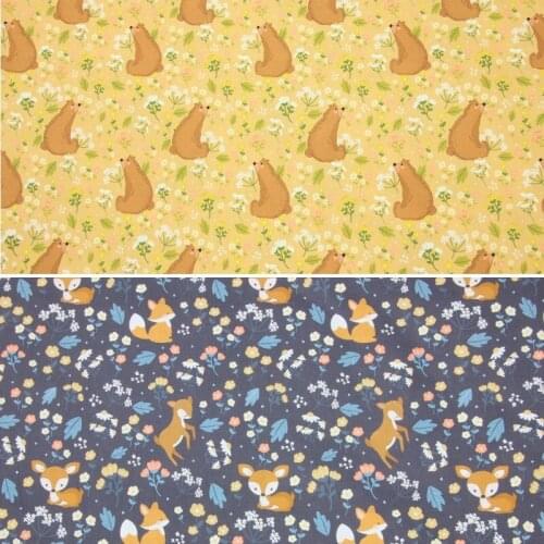 Wholesale Brand Design 100% Cotton Fabric By The Yard For Sewing Kids Dress Clothes Home Decor DIY Patchwork Needlework Material