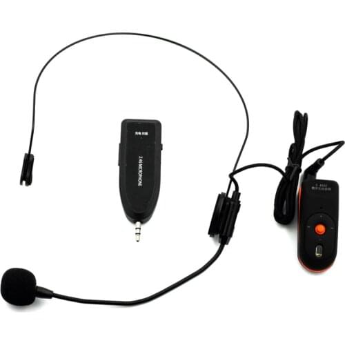 OXLasers OX-304C 2.4G headset wireless microphone with rechargeablereceiver for conference school mobile phone mic free shipping
