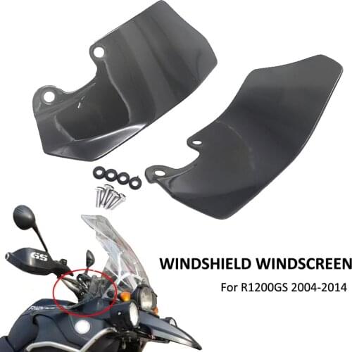 Motorcycle Windshield WindScreen Ventilation plate side panels For BMW R1200GS 04-12