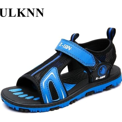 ULKNN Children Sandal Fashion Boys Summer Sandals 2021 New Girls Spring Shoes Soft Bottom Footwears For Kid Rubber Sole Sandals