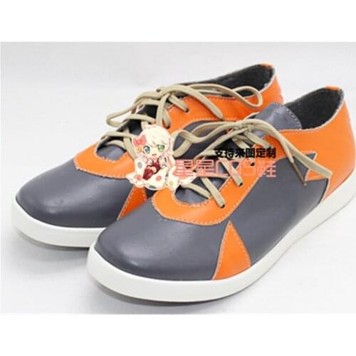 Digital Monster Sora Adult Gray Short Halloween Cosplay Shoes Boots X002