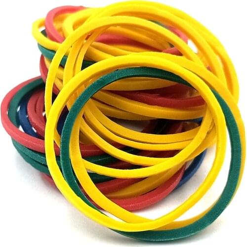 40mm+ size diameter New material production Super tensile elastic force Bundle fixed Colorful emulsion 1.4 thickness rubber band