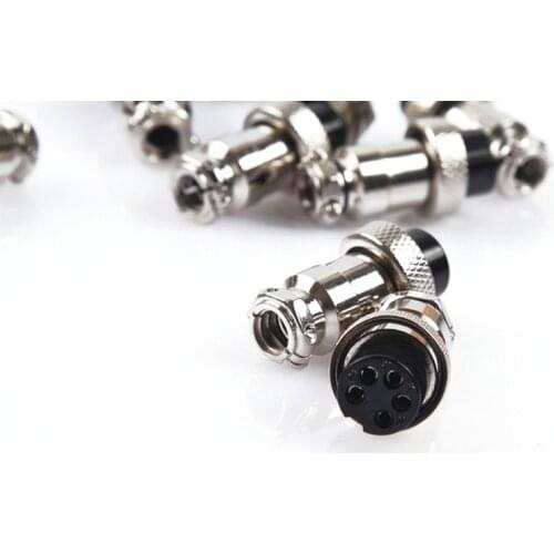 Only Female Plug 7/16" GX12 Cable Connector 2Pin3pin4pin 5pin6pin7Pin