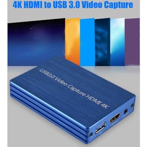 USB3.0 HDMI 4K High Definition Video Capture Card HDMI to USB Video Capture Dongle for Winodws Live Streaming