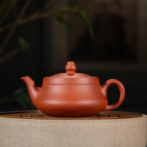 Yixing recommended travel tea set clear undressed ore cement pot Zhou Chengyi handmade gifts customized undertakes