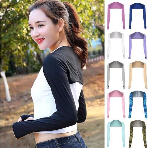 Women Shawl Cuff Gloves Ice Sleeve Sunscreen Sleeves Summer Uv Protection Clothing Outdoor Activity Women Longsleeve Arm Sleeves