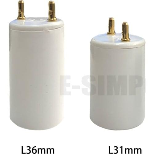 2pcs T8 To T5 14W 28W Fluorescent Tube Light Socket Adapter G13 To G5 Lamp Base Holder Converter, Install CFL T5 In T8 Fixture