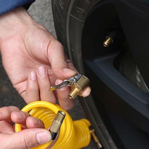 Car Tyre Wheel Tire Air Chuck Inflator Pump Valve Clip for SEAT Ibiza Leon Toledo Arosa Alhambra Exeo FR Supercopa Mii Altea