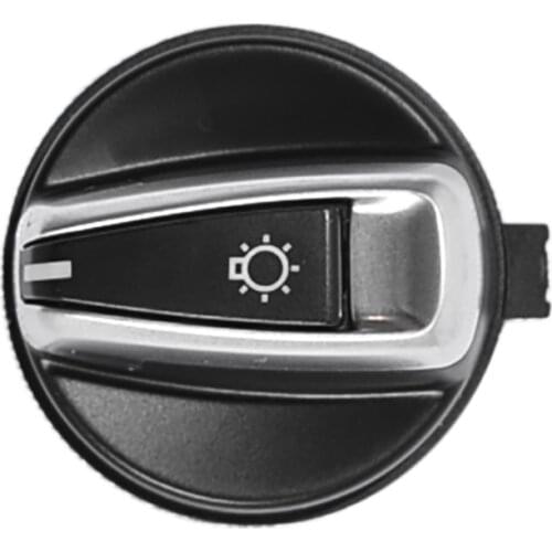 Car Chrome AUTO Head Light Switch Rotation Button For BMW 1 E88 E82 3 E90 E91 X1 E84 Head Control Konb Button Light Lamp Switch