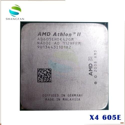 AMD Athlon II X4 605E 2.3 GHz quad-core CPU Processor AD605EHDK42GI AD605EHDK42GM Socket AM3